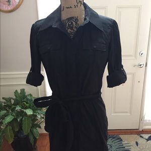 Dvf dress -shirt dress - black